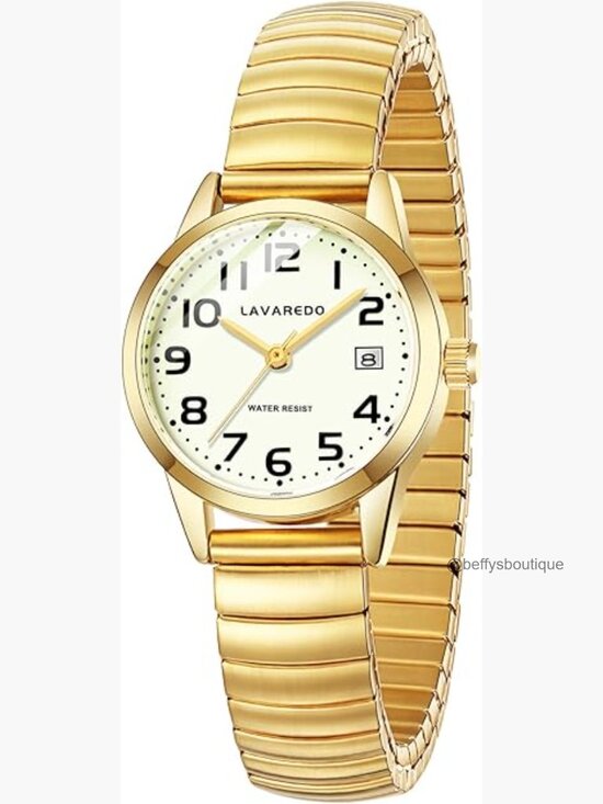 Elegant Analog Watch with Expansion Band and Luminous Dial main image 5